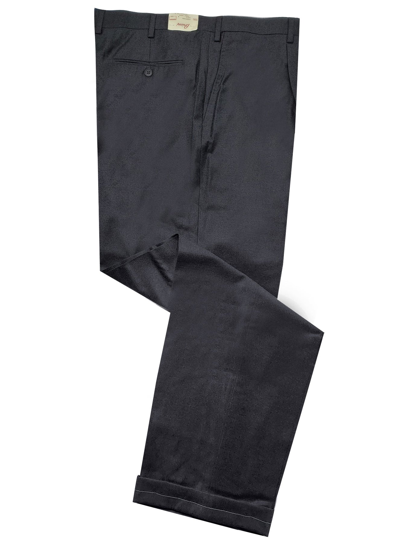 Brioni Herren Cortina GrauWool Hose One Pleat Vorderseite