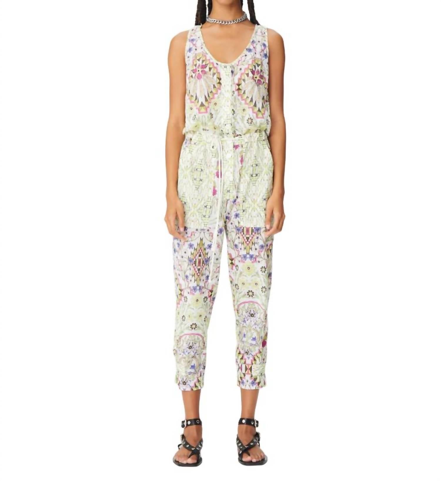 Esquel Iriel Jumpsuit im weißen Mischung 150
