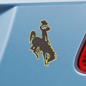 Fanmats Wyoming Cowboys 3D Farbe Metall Emblem