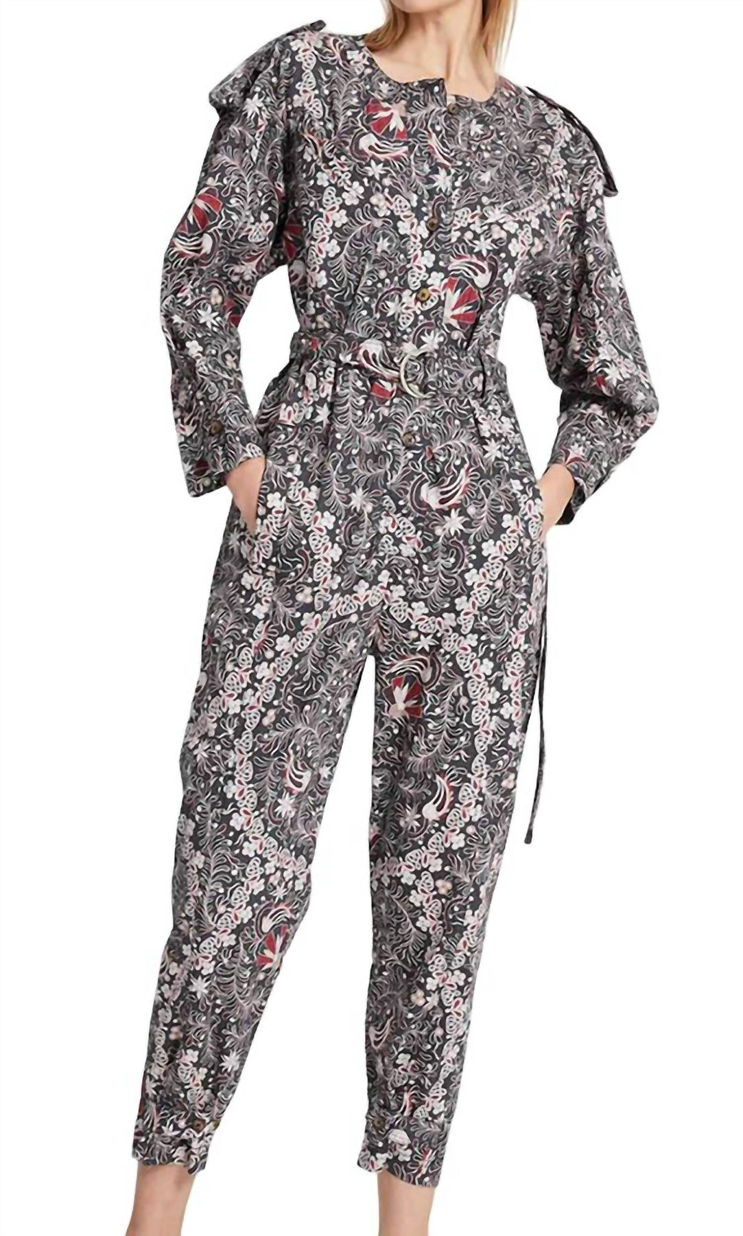 Leon Irene Jumpsuit in Schwarz