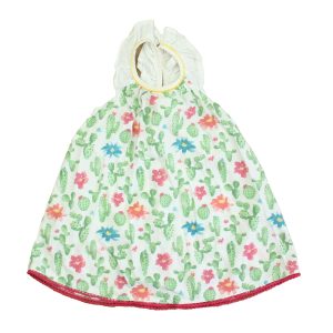 Mudpie Mädchen weiß- grün Kaktus Kleid 7805834231868
