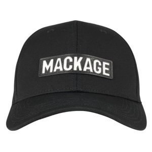 Mackage Herren weiß Logo Baseball Kappe