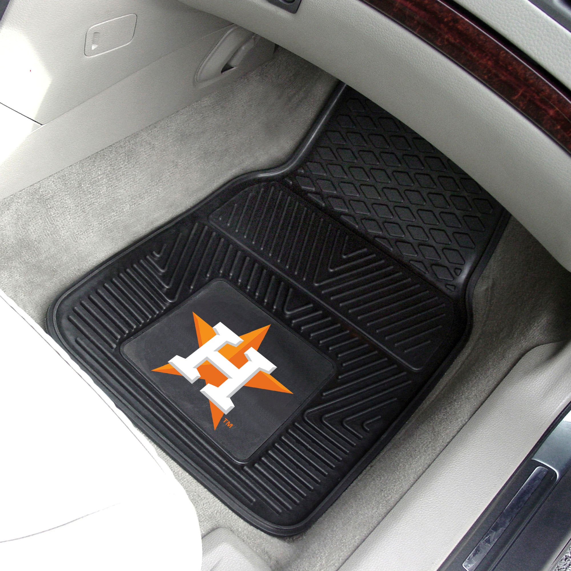 Fanmats Houston Astros Heavy Duty Auto Matte Set – 2 Stück