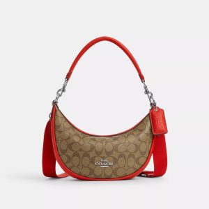 Coach Outlet Aria Umhängetasche aus charakteristischem Canvas