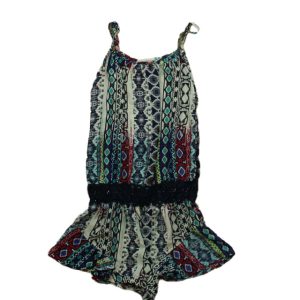 Vintage Havana Mädchen Weiß – Schwarz Mehrfarbig Strampler