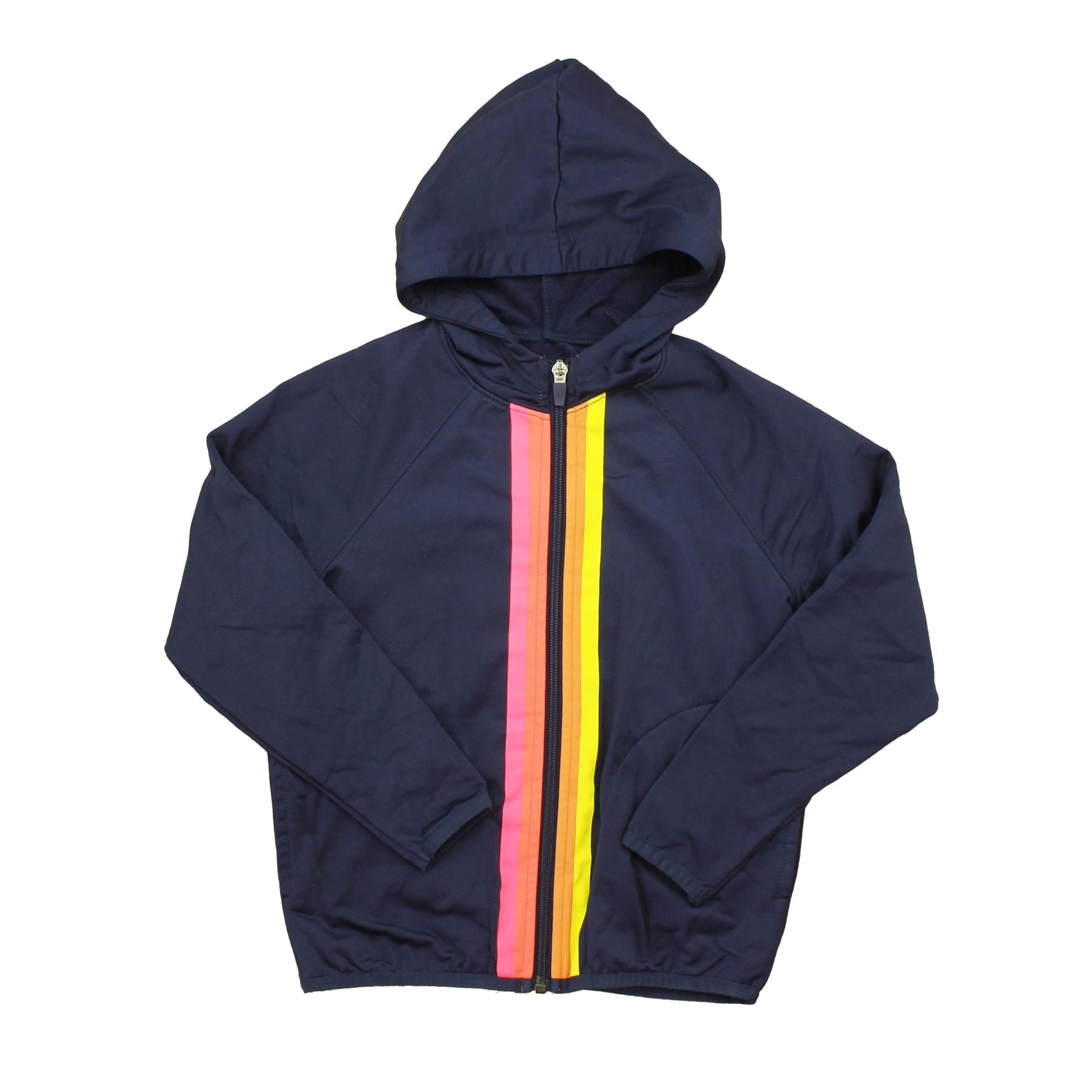 Rockets Of Awesome Mädchen Blau – Mehrfarbig – Streifen Kapuzenpullover