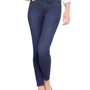 Ami Damen Hochhaus dunkel waschen Skinny Jeans