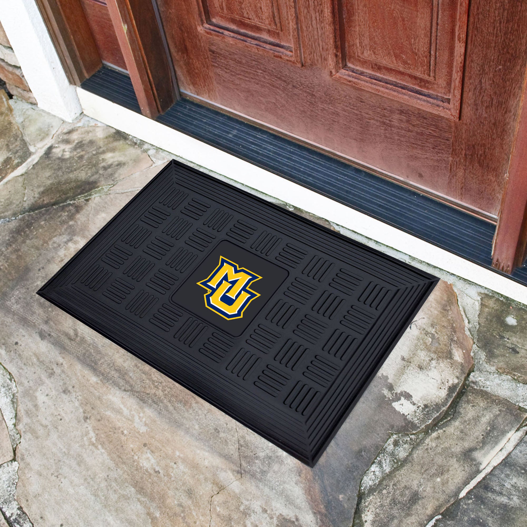 Fanmats Marquette Golden Eagles Heavy Duty Vinyl Medaillon Fußmatte – 19,5′′ x 31′′