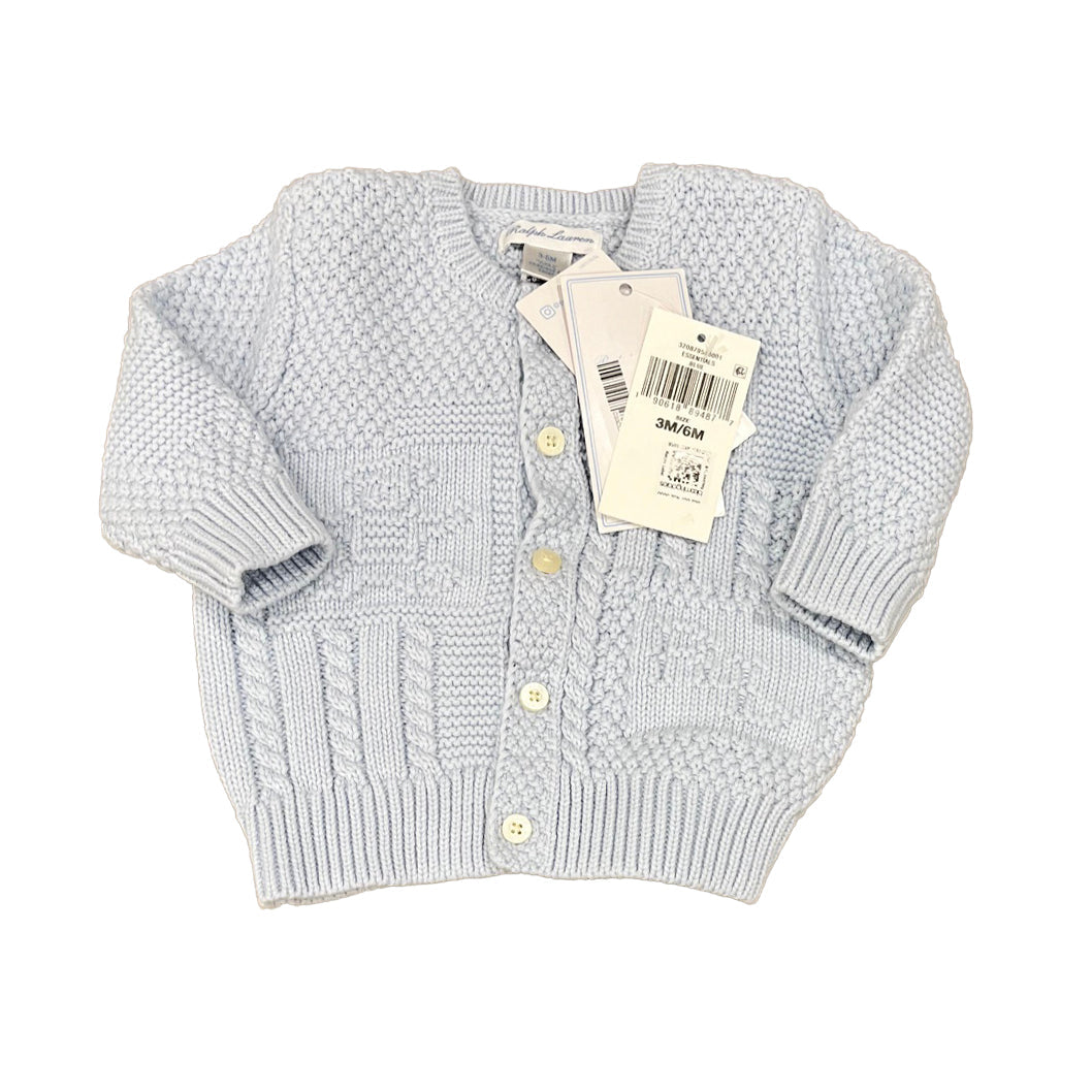 Ralph Lauren Jungen Blau Strickjacke