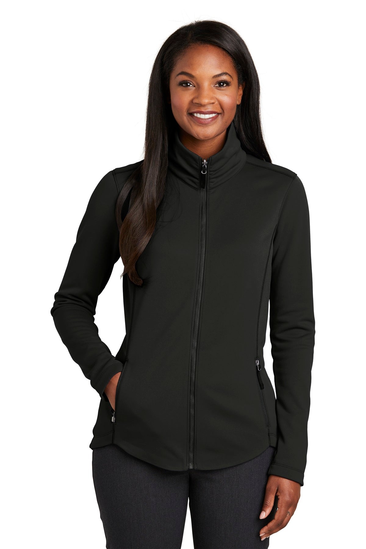 Port Authority Damen Collective glatte Fleece-Jacke L904