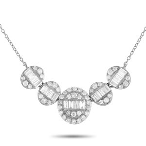 LB Exclusive 14K Weißgold 0.60ct Diamant Halskette – PN14836