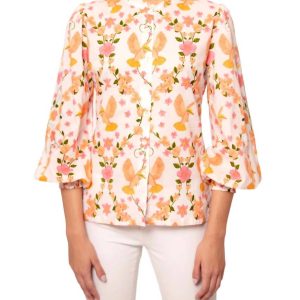 chiara top in Veranda Pfirsich