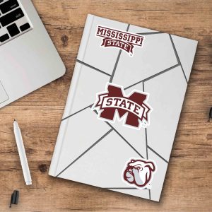 Fanmats Mississippi Zustand Bulldoggen 3 Stück Aufkleber Set
