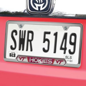 Fanmats Virginia Tech Hokies geprägter Nummernschildrahmen, 6,25 Zoll x 12,25 Zoll