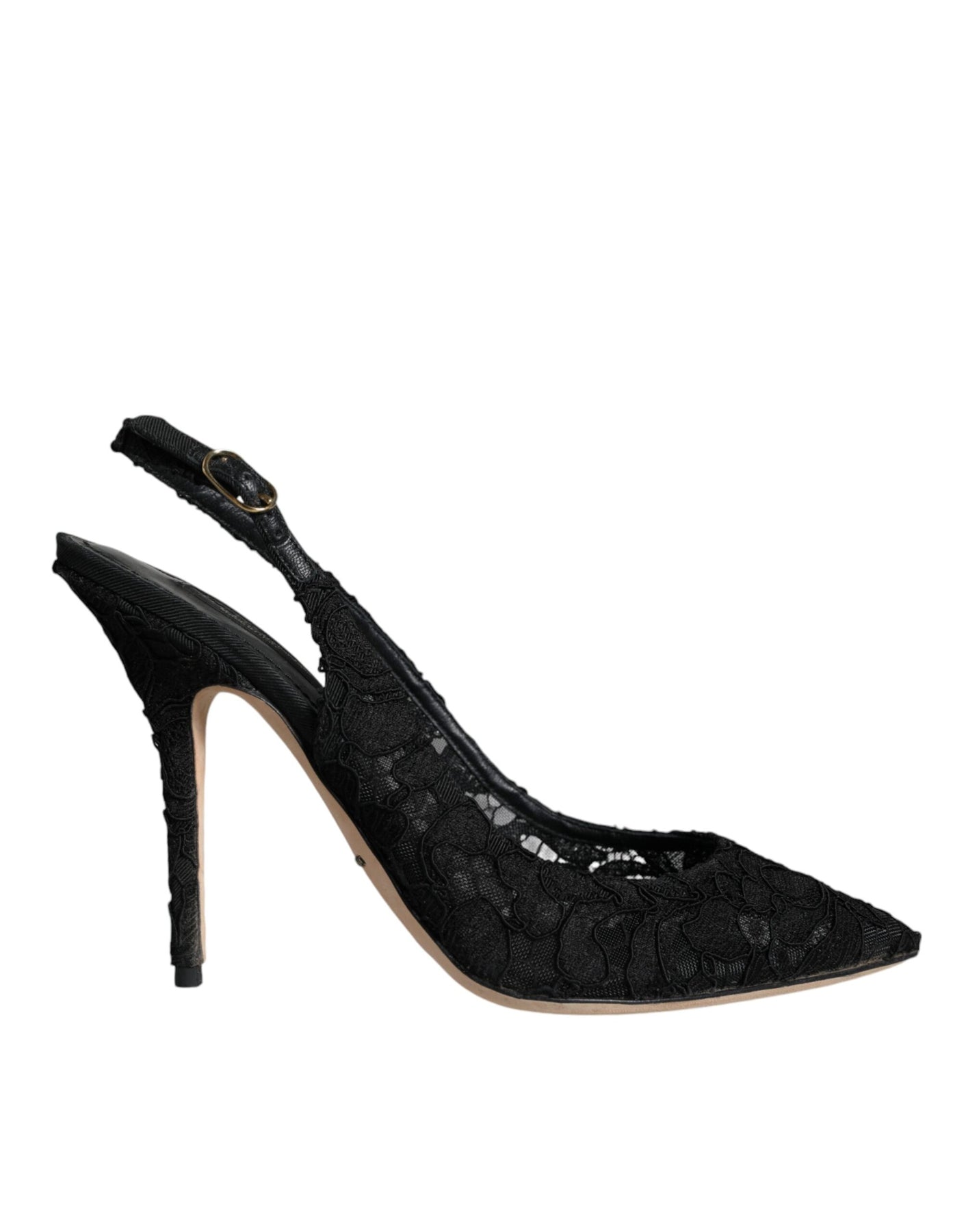 Dolce & Gabbana Taormina Spitze Bellucci Slingbacks Damenschuhe (gebraucht)