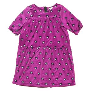 Rockets Of Awesome Mädchen Pflaume , schwarz , Sterne Kleid 7805837049916