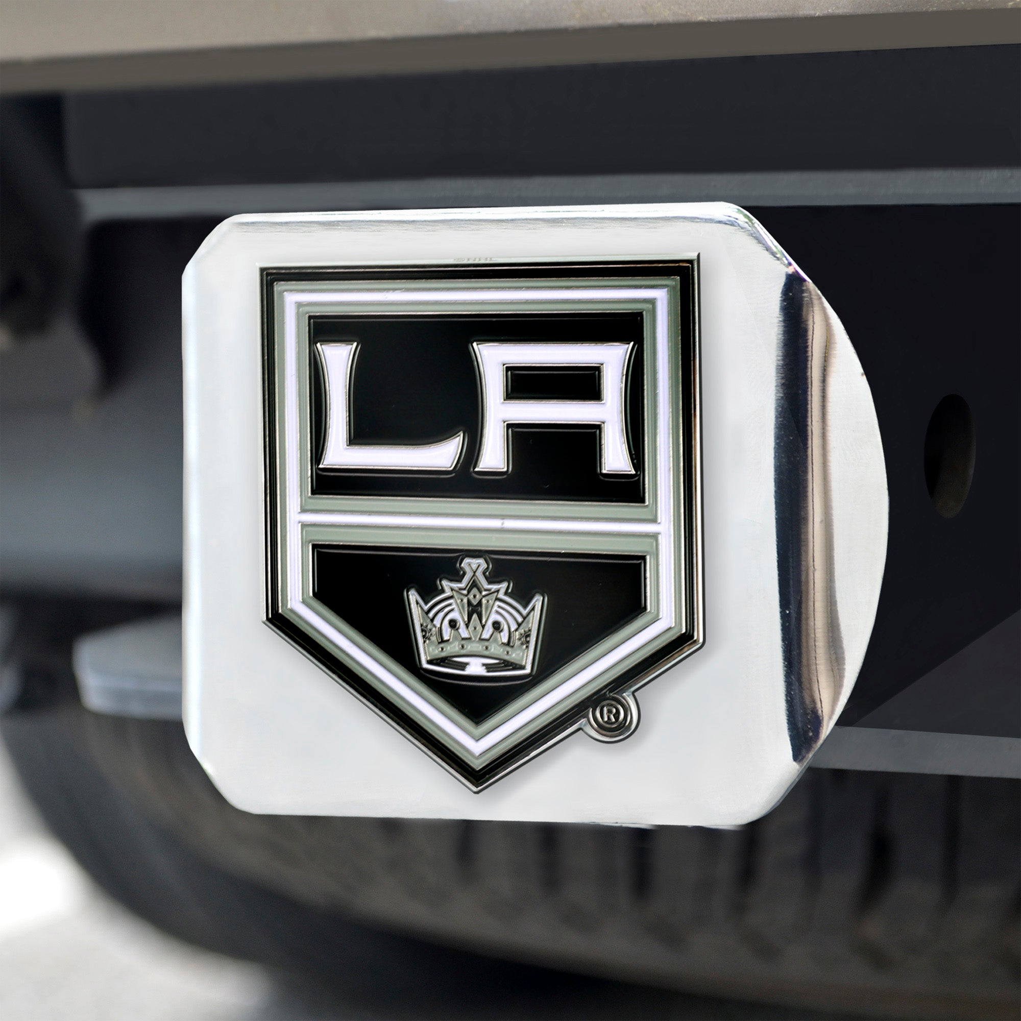 Fanmats Hinzufügen Hinzugefügt Los Angeles Kings Hitch Cover – 3D-Farbe Emblem