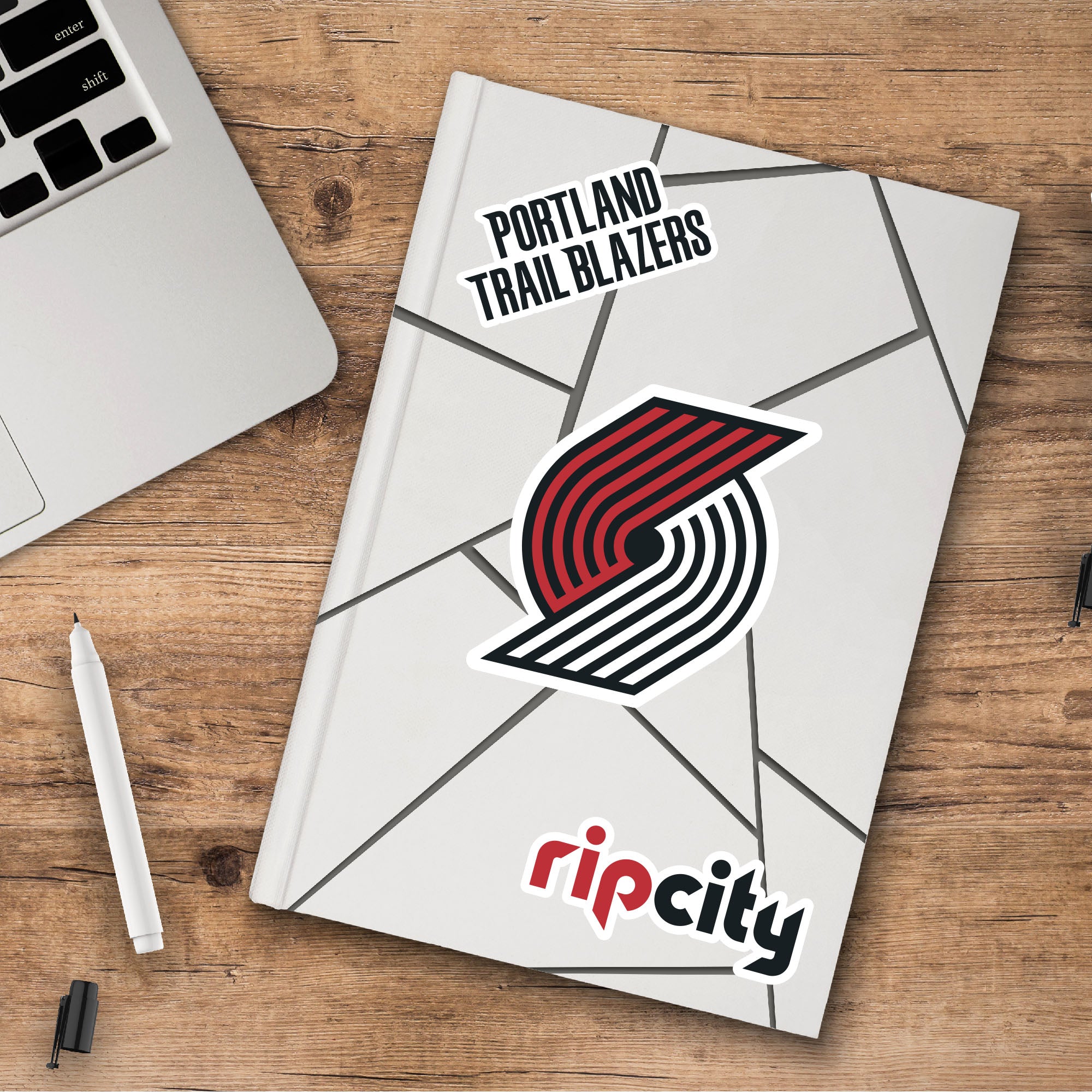 Fanmats Portland Trail Blazers 3 Stück Aufkleber Aufkleber Set