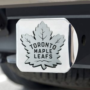 Fanmats Toronto Ahornblätter Chrom Metall Haken Abdeckung mit Chrom Metall 3D Emblem
