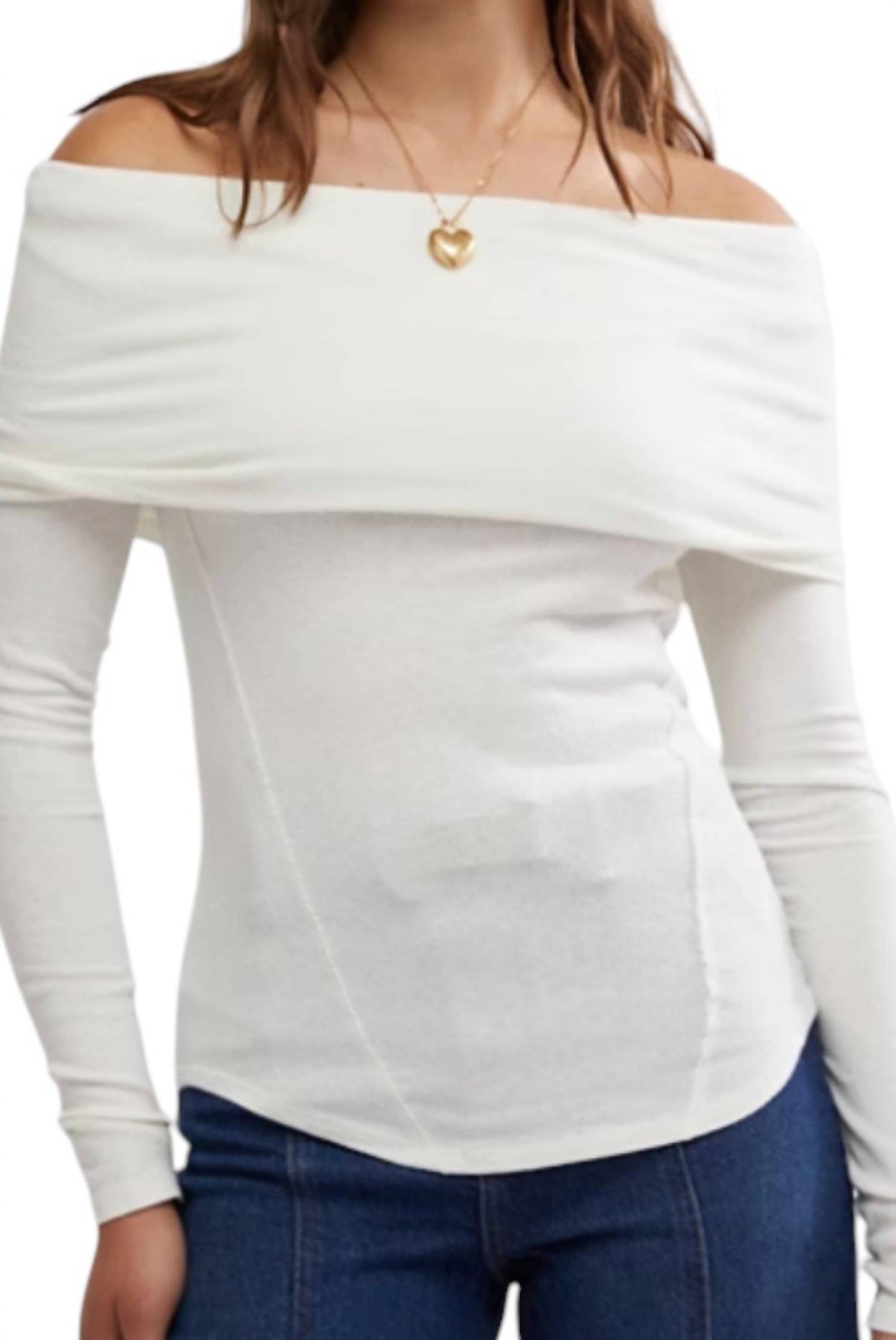 Iris Layering Top in Elfenbein
