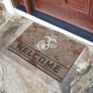Fanmats u.s. Marines Türmatte aus Gummi – 18′′ x 30′′