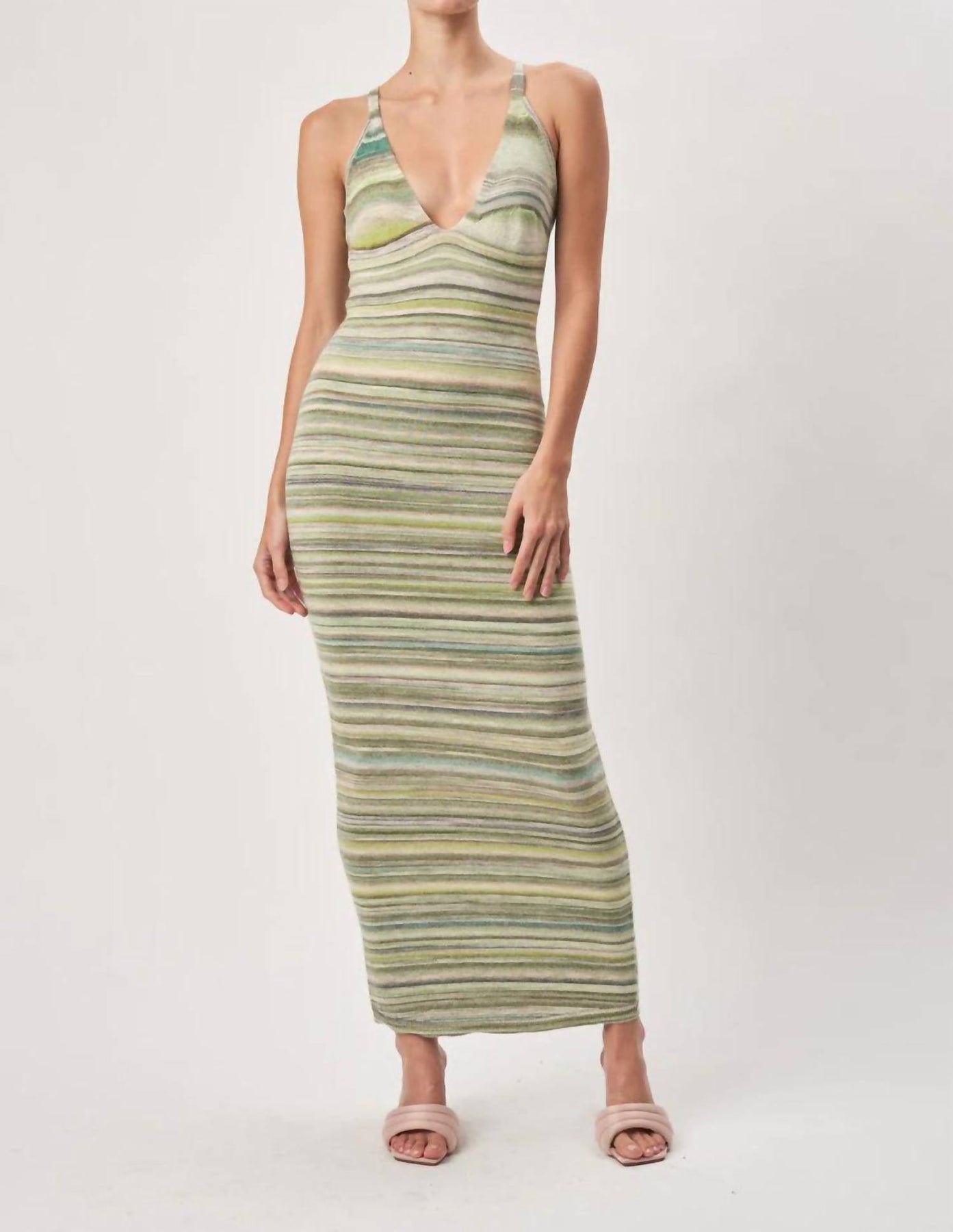 Dayla Kleid im Salbei Mehrfarbig
