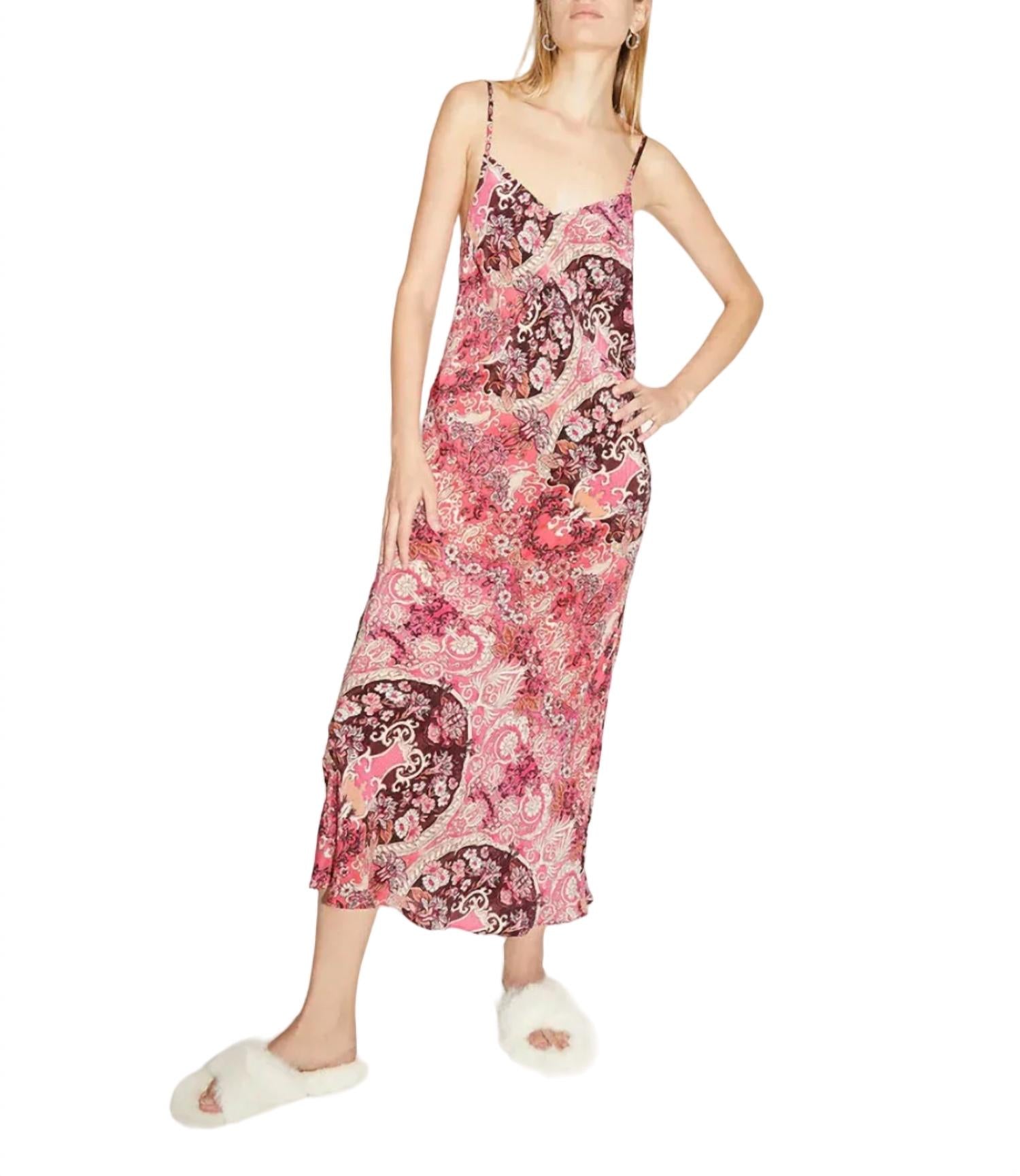 Besalu Isabel Slip Kleid im Mischung 1 Rosa