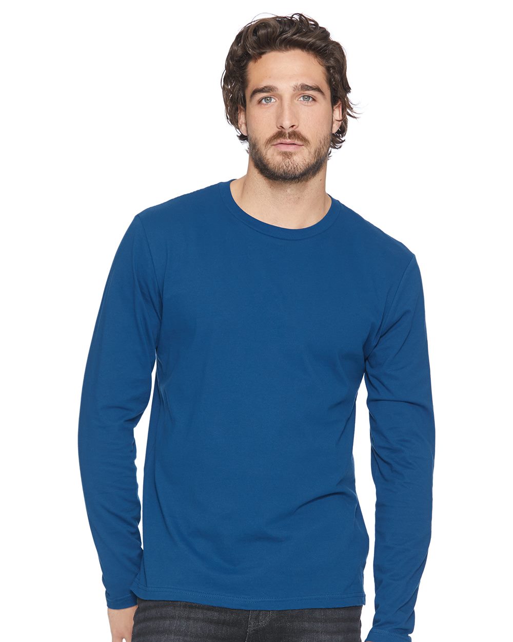 Next Level Herren Langarm T-Shirt aus Baumwolle NL3601