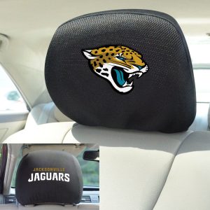 Fanmats Jacksonville Jaguars bestickte Kopfstütze Abdeckung Set – 2 Stück