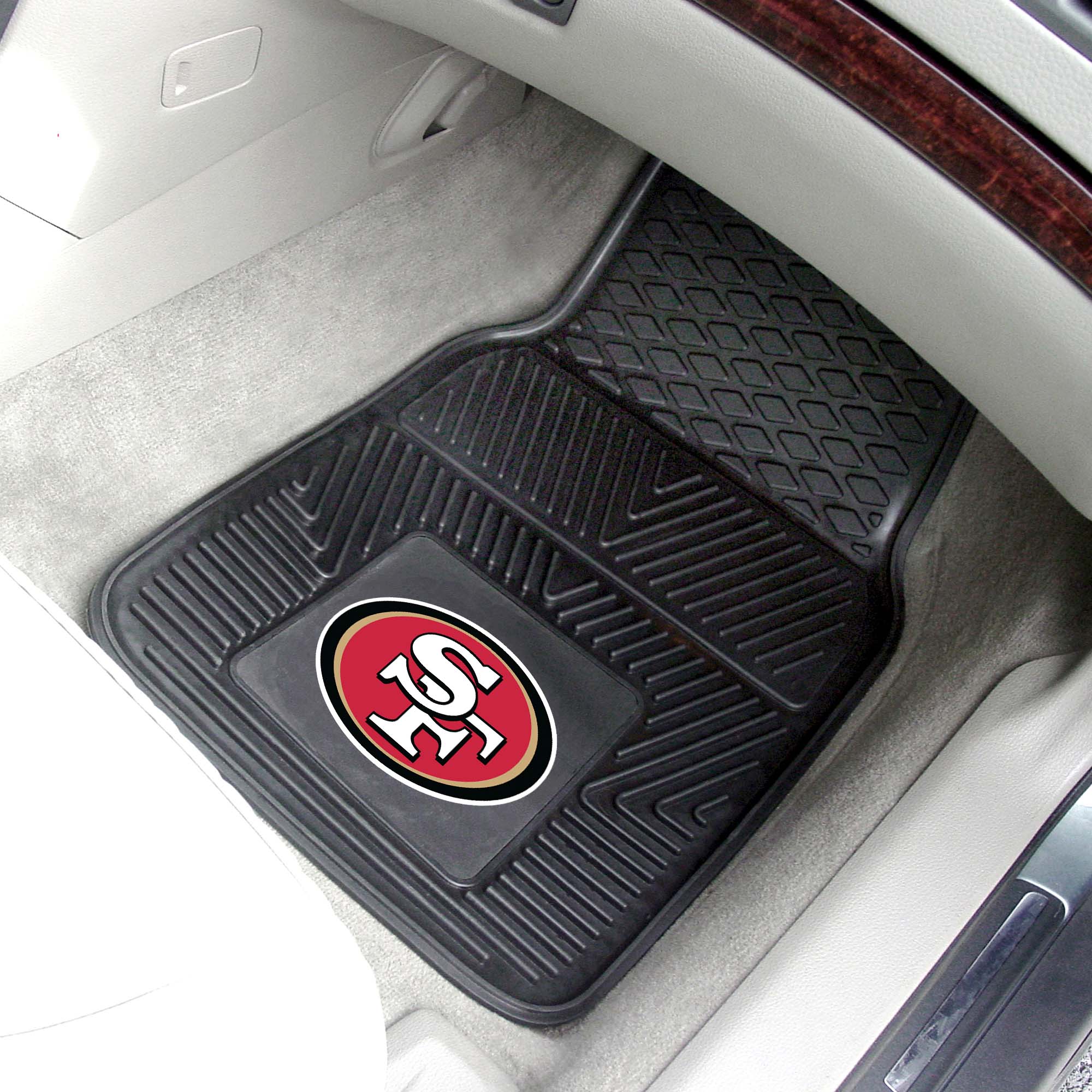 Fanmats San Francisco 49ers Heavy Duty Auto Matte Set – 2 Stück