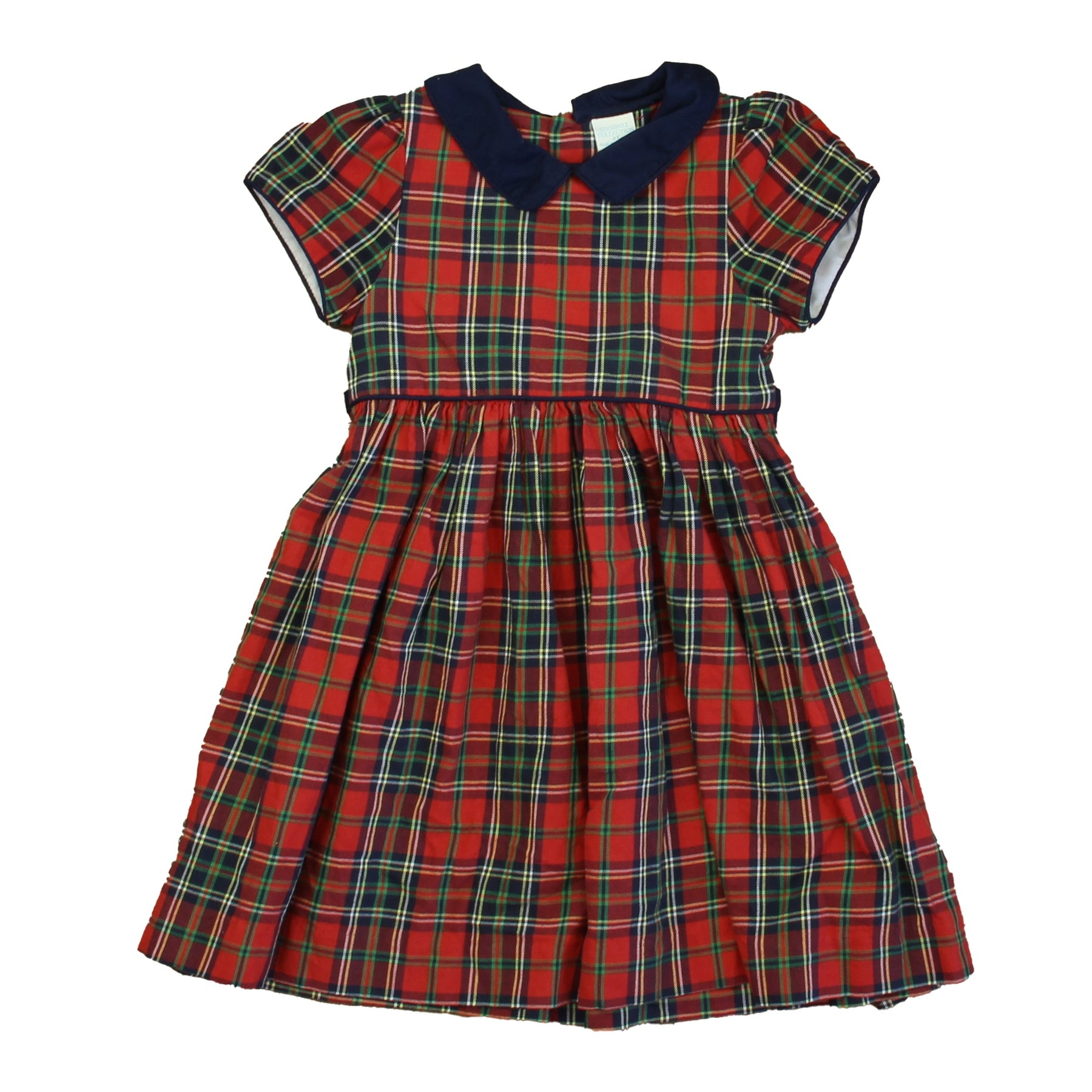Edgehill Collections Mädchen Rot – Dunkelblaues Kleid