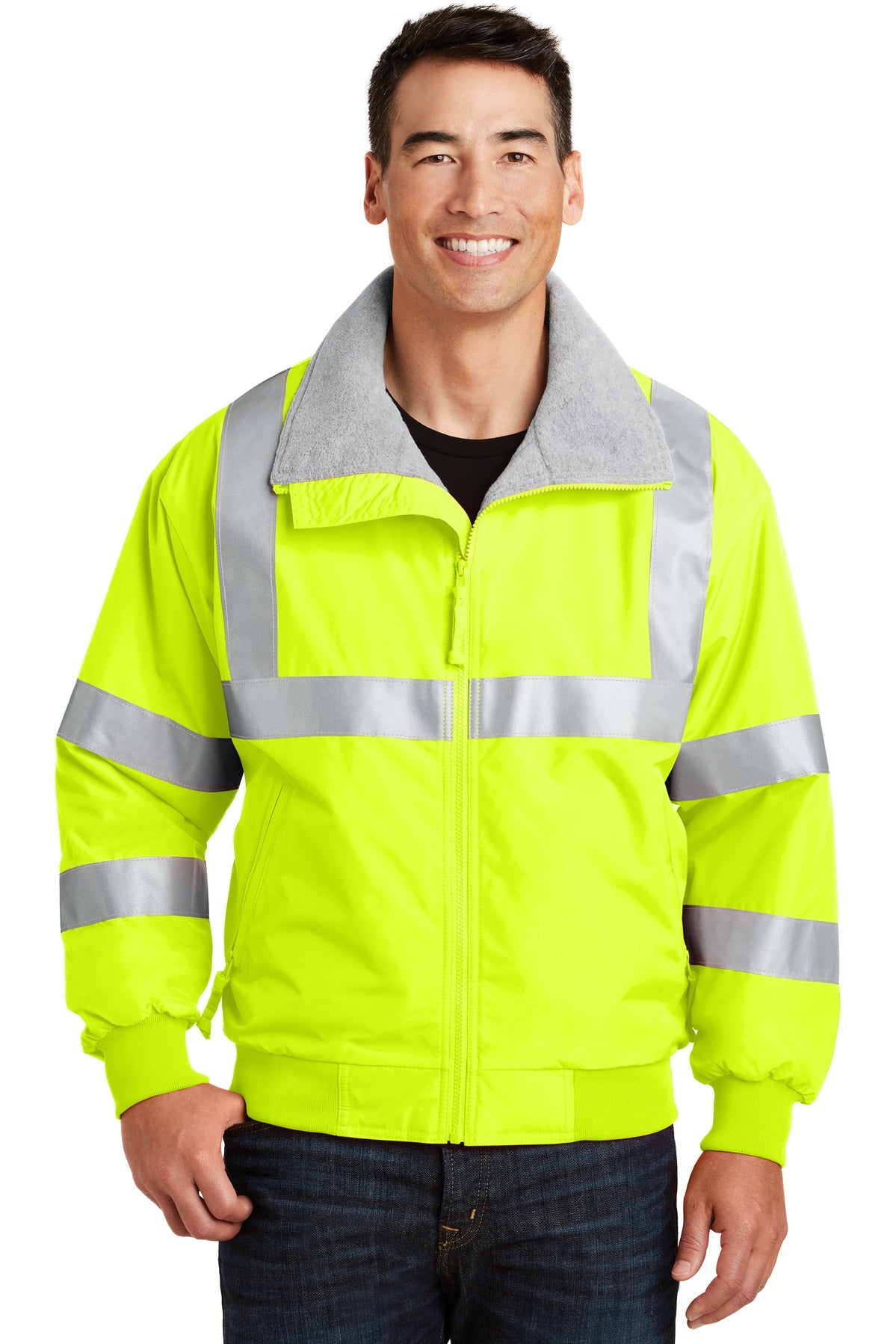 Port Authority Herren Enhanced Visibility Challenger Jacke mit reflektierendem Taping SRJ754