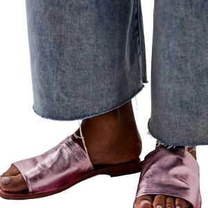 Vicente Slide Sandalen für Damen in Metallic Rosa