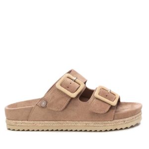 Damen flache Sandalen in taupe 7704801574972