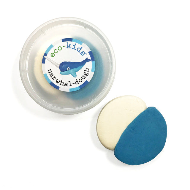 Eco-Dough Narwhal – 1/2 lb – Natürlich – Nicht giftig