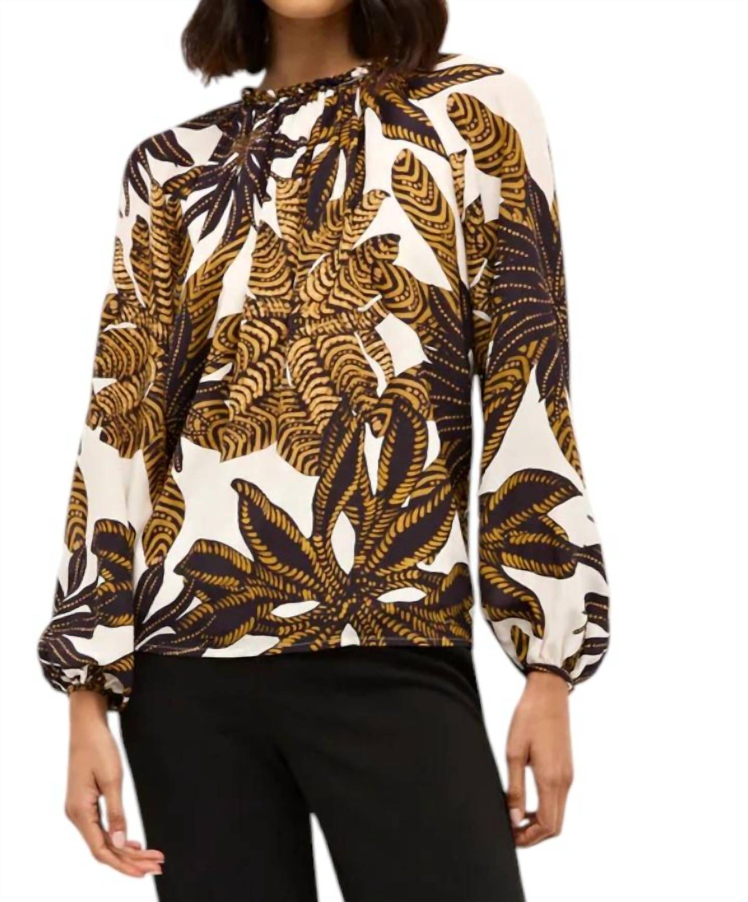 Piper Bluse in Agave