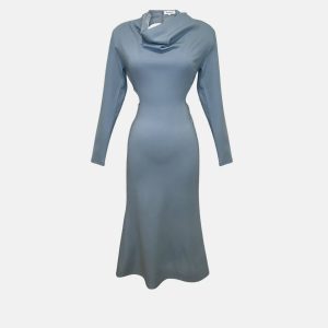 Equinox Tie Rückseite Midikleid in Blau