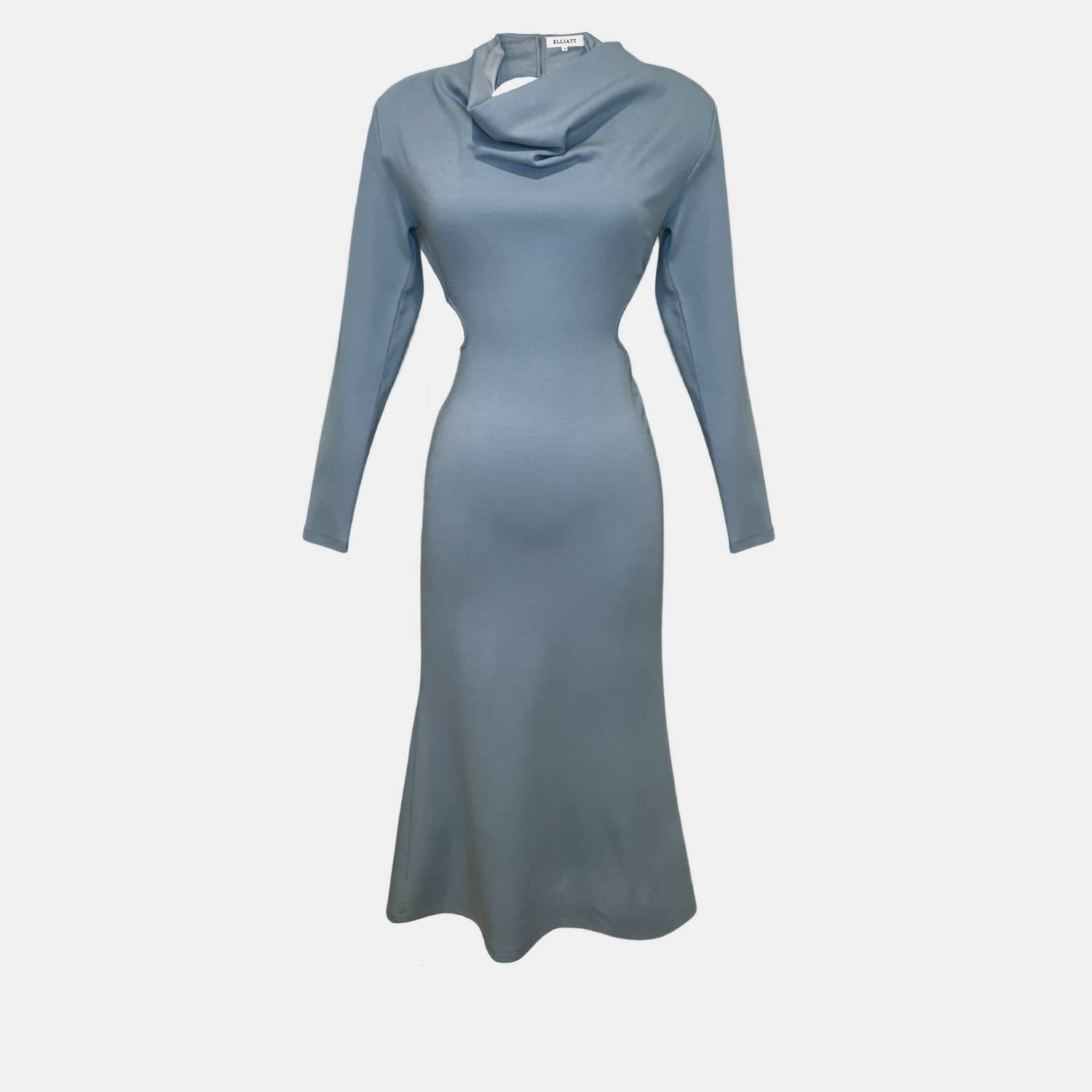 Equinox Tie Rückseite Midikleid in Blau
