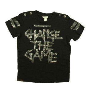 Diesel Jungen schwarz-graues T-Shirt 7805858611260