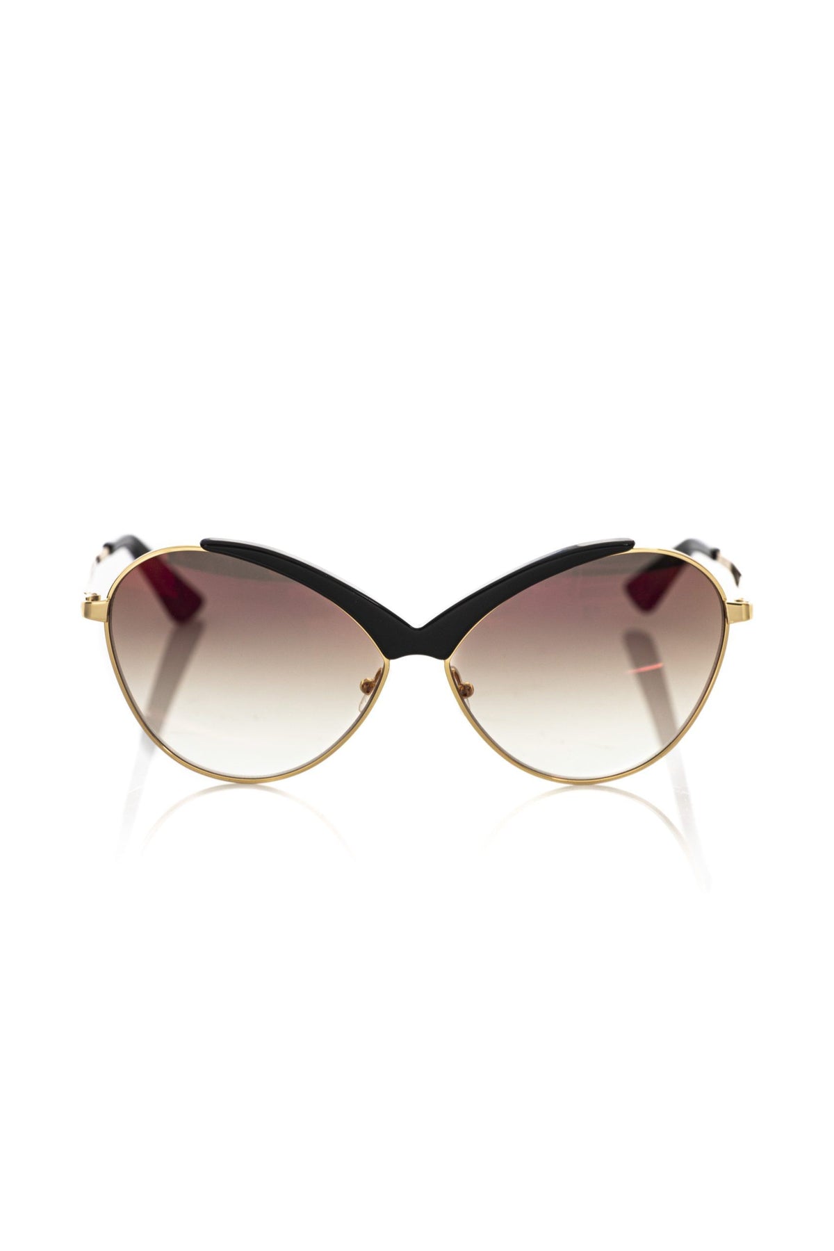 Frankie Morello Schicke Sonnenbrille in Schmetterlingsform in Glossy Damen