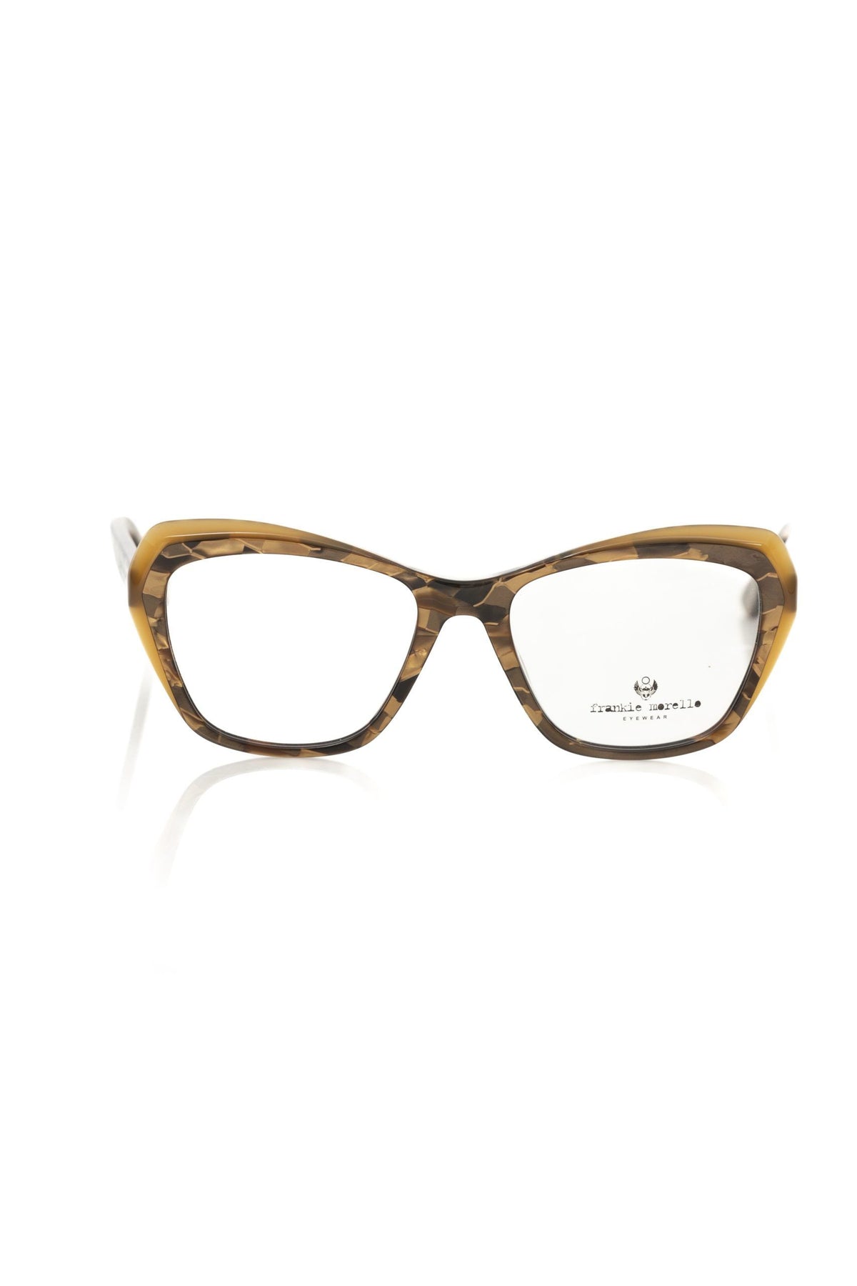 Frankie Morello Elegante Cat Eye Glitzer Damenbrillen