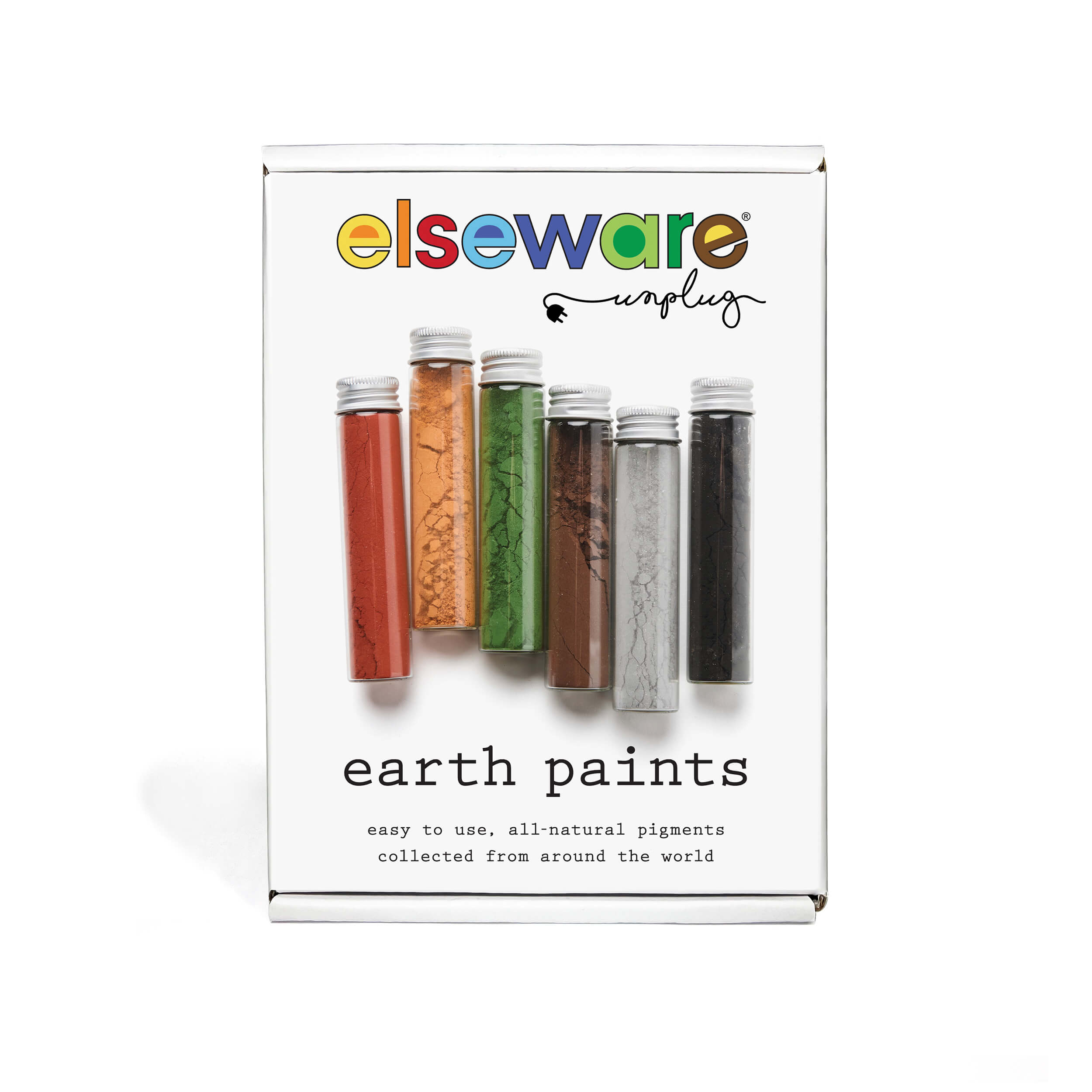Earth Paint Set – Natürliche Mineralpigmente (15 – 17g pro Durchstechflasche)