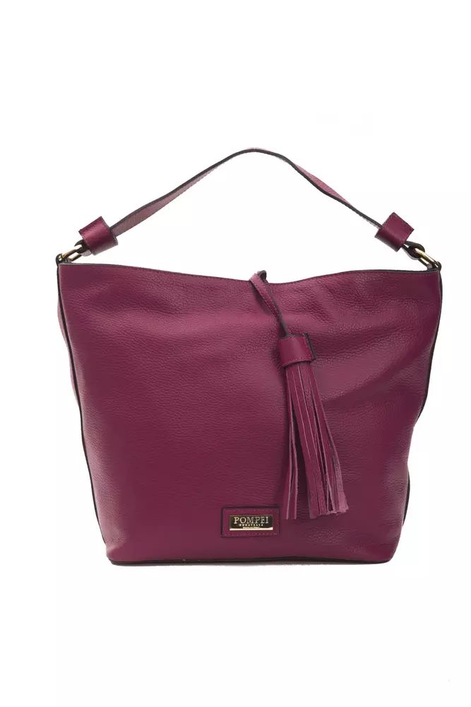 Pompei Donatella Elegante Leder Schulter Damentasche