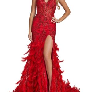 Glittered lange Abschlussball Kleid 7833311576124