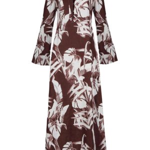 Veronica Kleid in Prune