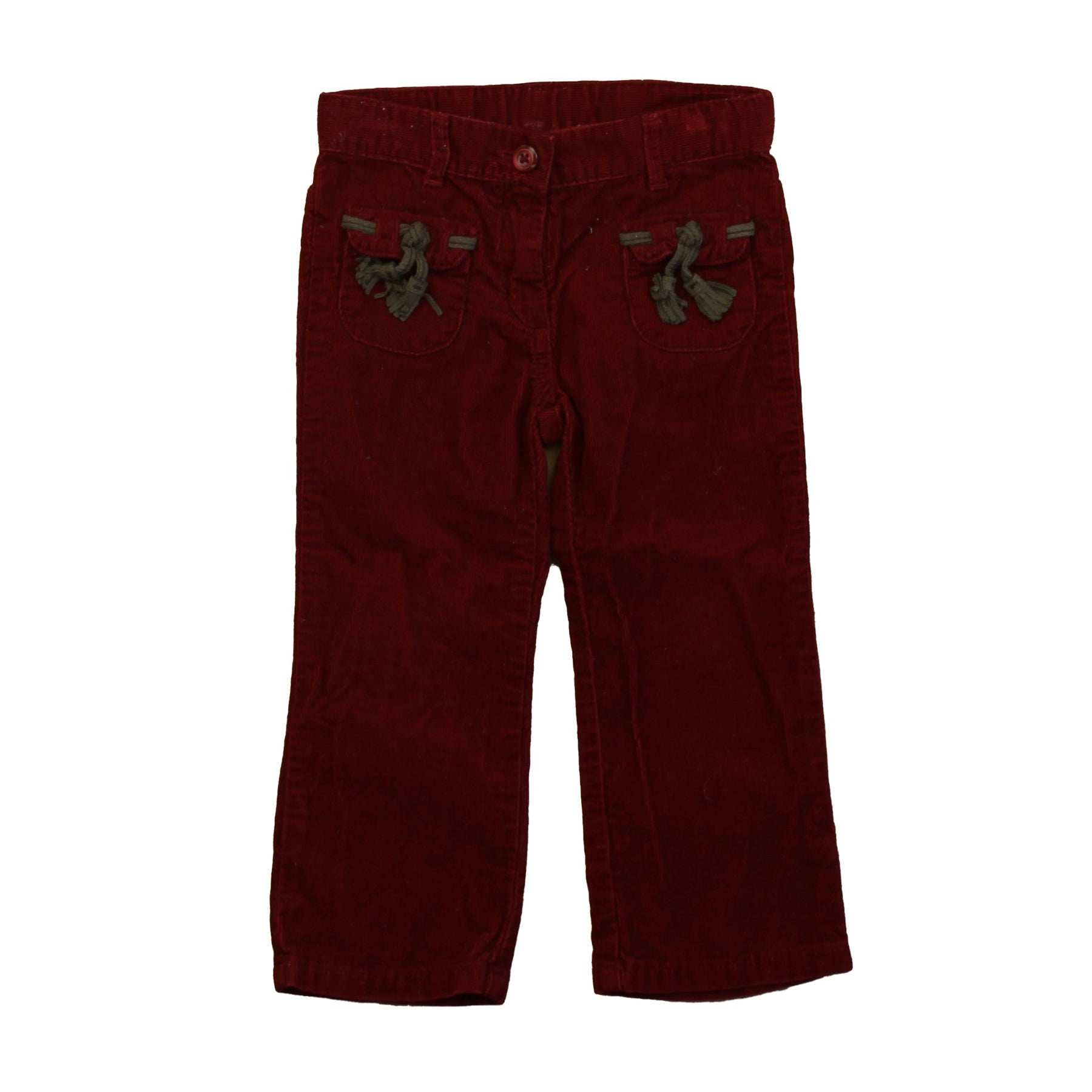 Janie and Jack Mädchen Weinrot Cordhose