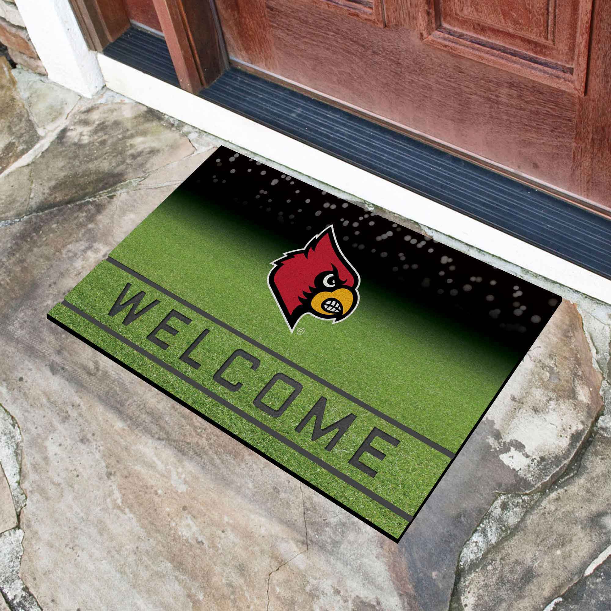 Fanmats Louisville Cardinals Gummi-Türmatte – 18′′ x 30′′