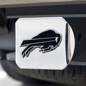Fanmats Buffalo Bills Chrom Metall Hitch Cover mit Chrom Metall 3D Emblem