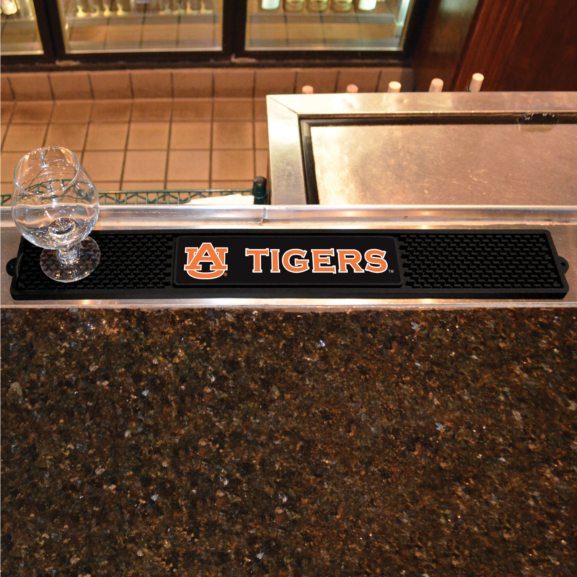 Fanmats Auburn Tigers Bar Drink Mat – 3,25′′ x 24′′