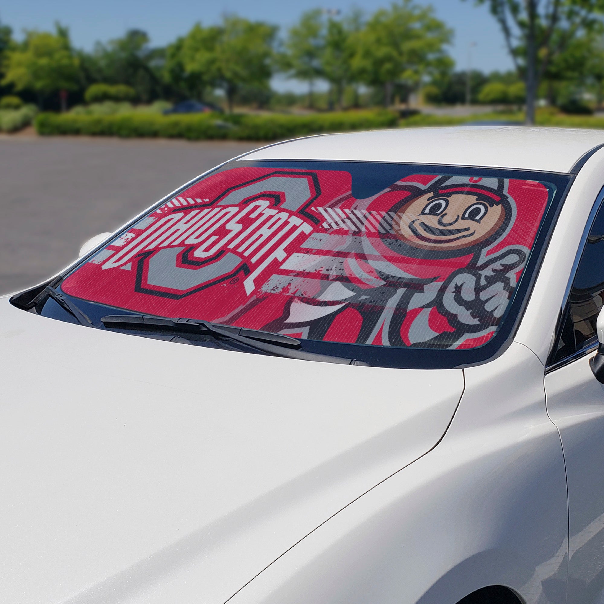 Fanmats Ohio State Buckeyes Windschutzscheibe Sonnenschutz